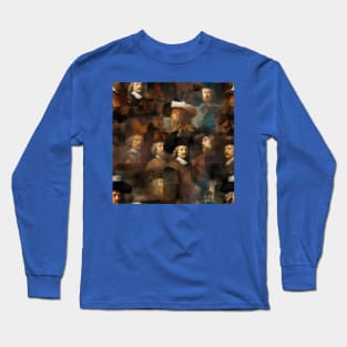 Rembrandt Paintings Mashup Long Sleeve T-Shirt